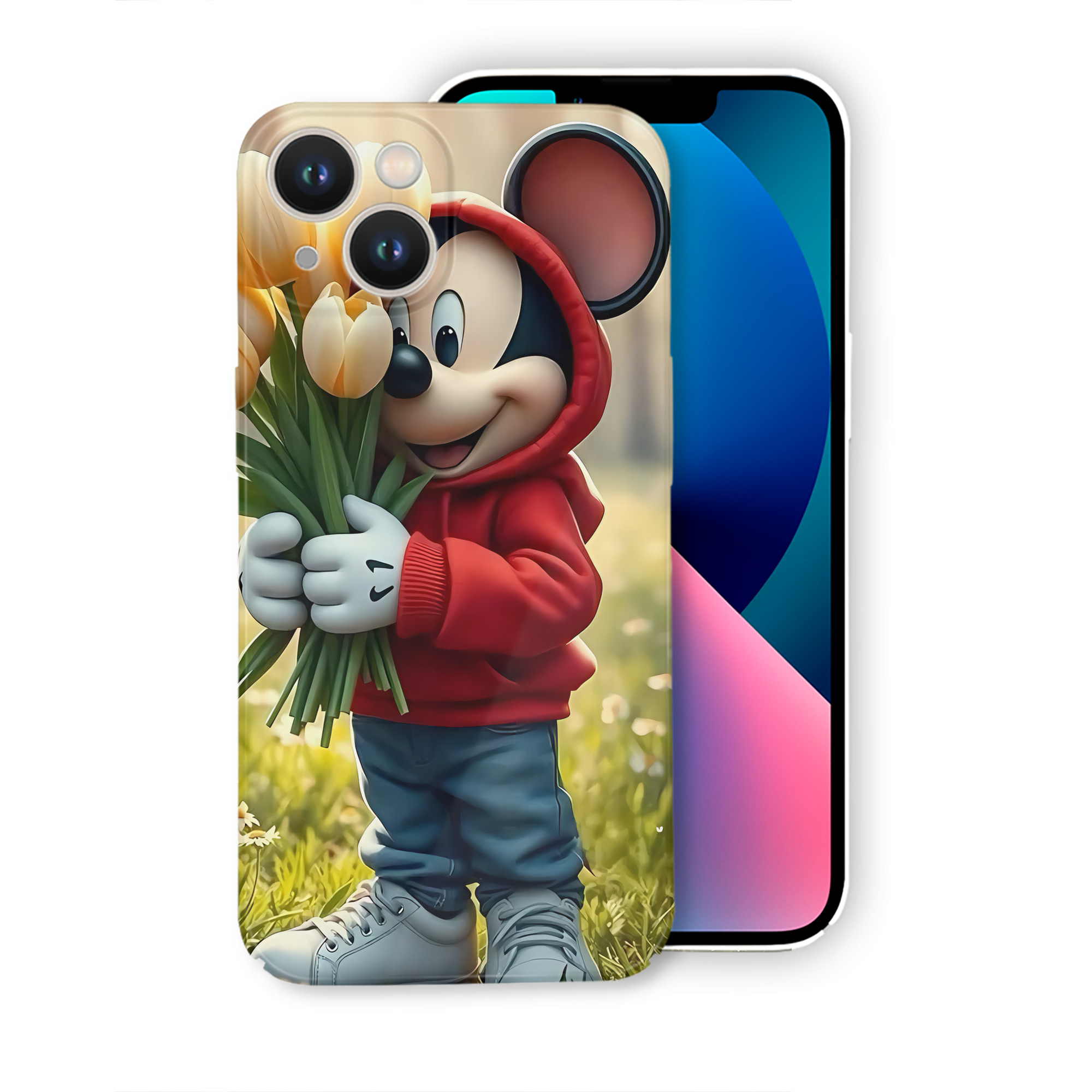 （画像用） ミッキーマウス Mickey Mouse 【iPhone 14シリーズ対応】ハードケース